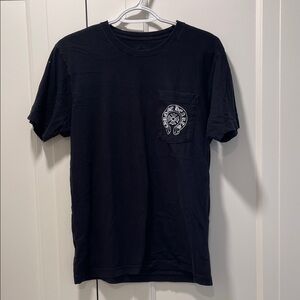 Chrome Hearts Black Tee with White Graphic